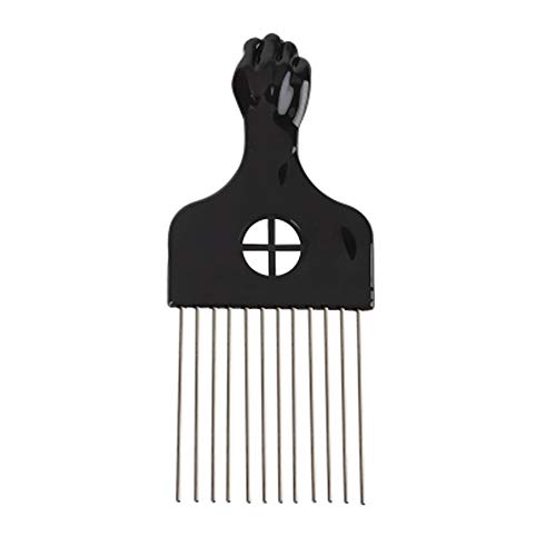 Nsiwem esponja pelo afro Cepillo de esponja Magic Cepillo de Pelo de Barbero Rastas de Esponja Herramienta de Cuidado del Cabello Peluquería Pelo Cepillo con peine afro 2 Piezas