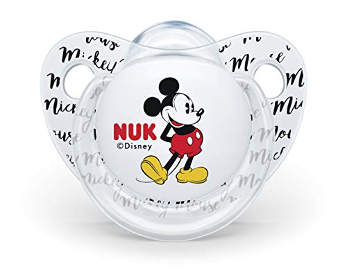 NUK 10176178 - Chupete de silicona con diseño de Winnie the Pooh rojo rojo Talla:6 - 18 Monate