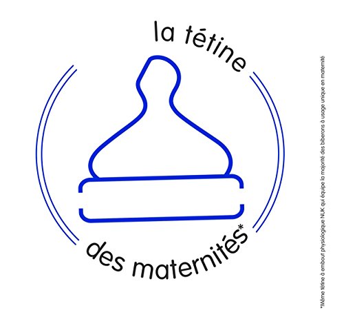 Nuk First Choice 710012 - Tetinas de silicona (2 unidades, talla 1, para leche, tamaño M)