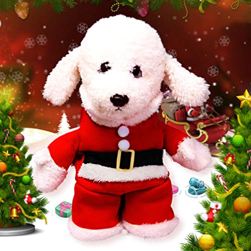 NUOBESTY Perro Gato Navidad Santa Claus Disfraz Divertido Mascota Cosplay Disfraces Traje con Gorra s