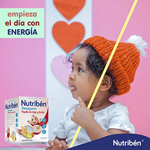 Nutriben Papilla Desayuno Copos de trigo y Frutas 750 gr
