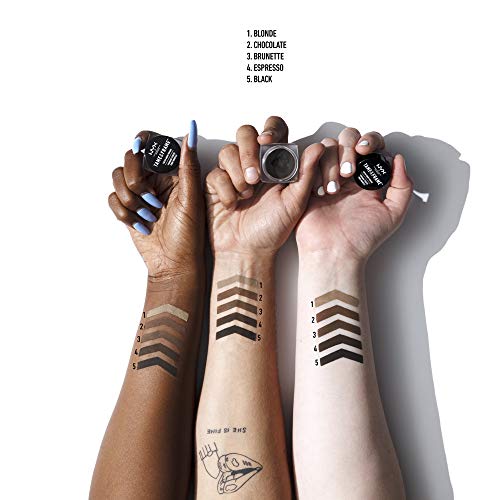 NYX Professional Makeup Tame & Frame Brow Pomade - Pomada para cejas (resistente al agua, gel resistente a manchas en 5 tonos, para piel y vello, 5 g, rubio 01)