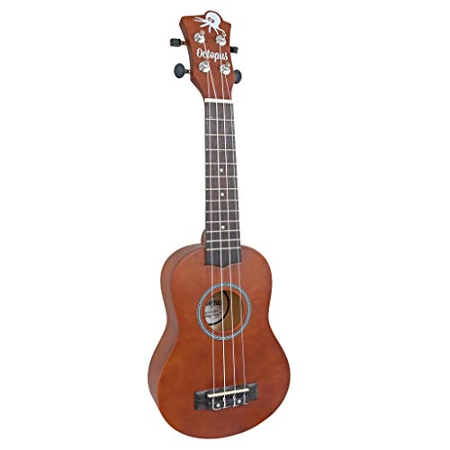 Octopus UK200D-BR - Ukelele soprano, color marrón