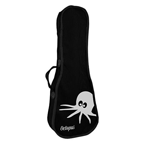 Octopus Ukelele - Ukelele soprano UK200D-RDB, color rojo metálico