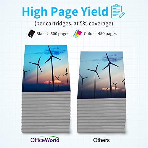 OfficeWorld 29 29 XL Cartuchos de Tinta para Epson 29XL Compatible con Epson Expression Home XP-245 XP-342 XP-442 XP-235 XP-335 XP-255 XP-452 XP-352 XP-455 XP-345 XP-432 XP-332 XP-247