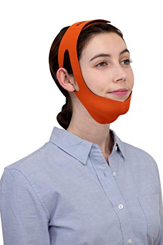 Oh My Muse Mascarilla de elevación – Banda de elevación de doble barbilla reutilizable – Estética V Line Face Shaper (naranja)…