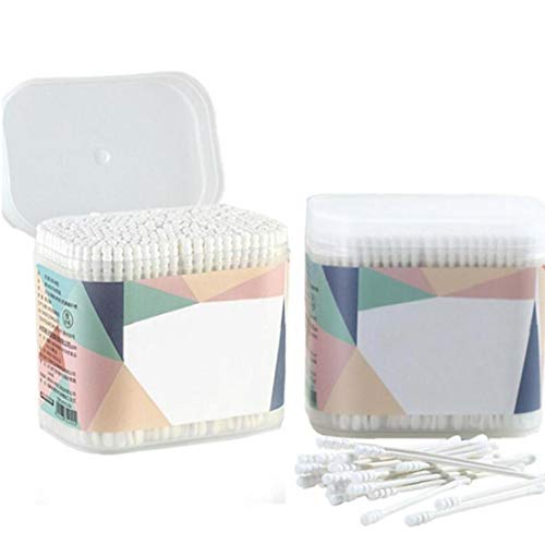 Oído del bebé torunda de algodón Suave Cabeza del Doble de palitos de Limpieza de la Nariz Los tampones para los oídos Herramientas de Limpieza Cuidado de la Salud