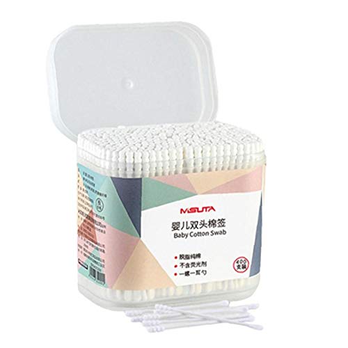 Oído del bebé torunda de algodón Suave Cabeza del Doble de palitos de Limpieza de la Nariz Los tampones para los oídos Herramientas de Limpieza Cuidado de la Salud