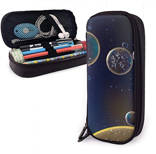 Oil in Water Suspension Liquid Cool Leather Estuche para lápices Diseño de impresión DIY profesional y personalizado Personalizado Super ligero