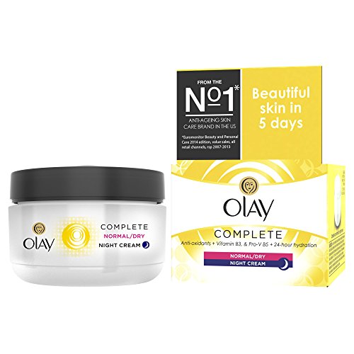 Olay - Essentials, crema cuidado completo de noche, 50 ml