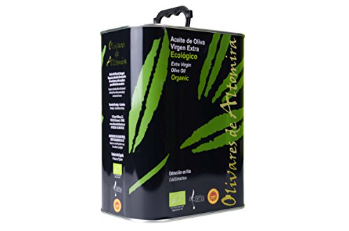 Olivares de Altomira Aceite de oliva Virgen Extra 3l - AOVE ECOLOGICO- Primer prensado en frio - Rico en polifenoles - Rico en Oleocanthal