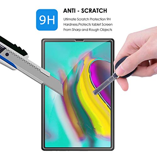 Olycism Compatible para Samsung Galaxy Tab S5e Protector de Pantalla (2-Pack) Ajuste Alta Definición 9H Dureza Anti-arañazo No Hay Burbujas Ultra Resistente Vidrio Cristal Templado