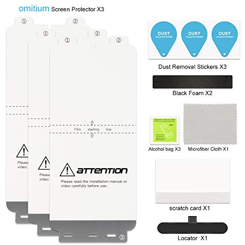 omitium Protector de Pantalla Samsung Galaxy S20, (6.2") Samsung Galaxy S20 Película Protector de TPU [3 Packs] [Cobertura Completa] Sin Burbujas Alta Definición Samsung Galaxy S20 Film Protector