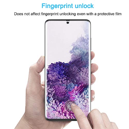 omitium Protector de Pantalla Samsung Galaxy S20, (6.2") Samsung Galaxy S20 Película Protector de TPU [3 Packs] [Cobertura Completa] Sin Burbujas Alta Definición Samsung Galaxy S20 Film Protector