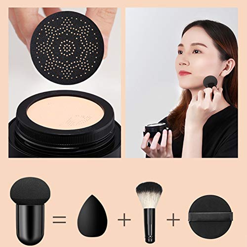 Onkessy Mushroom Air Cushion BB Cream Foundation Makeup Moisturizing Waterproof Cover Blemishes Concealer Makeup Base Primer Cream