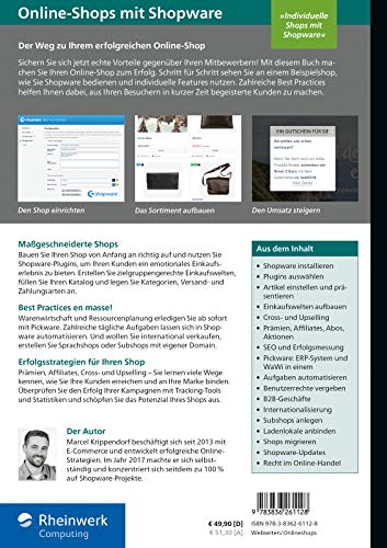 Online-Shops mit Shopware: Das umfassende Handbuch. Alles, was Sie für Ihren erfolgreichen Online-Shop benötigen.