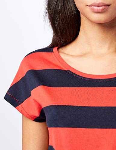 Only Onlmay S/s Dress Noos Vestido, Multicolor (Night Sky Stripes: Block High Risk Red), 36 (Talla del Fabricante: X-Small) para Mujer