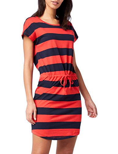 Only Onlmay S/s Dress Noos Vestido, Multicolor (Night Sky Stripes: Block High Risk Red), 36 (Talla del Fabricante: X-Small) para Mujer