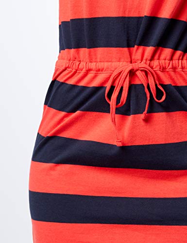 Only Onlmay S/s Dress Noos Vestido, Multicolor (Night Sky Stripes: Block High Risk Red), 36 (Talla del Fabricante: X-Small) para Mujer