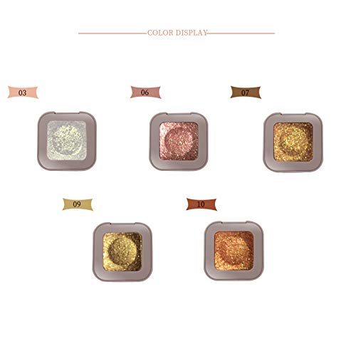 Onlyoily Sombra de ojos brillante- Paleta de maquillaje portátil (03#)