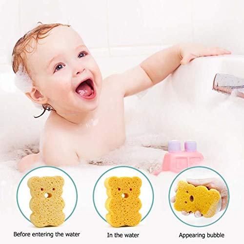 Onsinic 4kinds Infantil de Dibujos Animados baño Toalla BrushShower Masaje del Cuerpo de la Esponja de baño Cepillos Cepillos KURNOSIKI 40506 para niños y niñas Juguetes