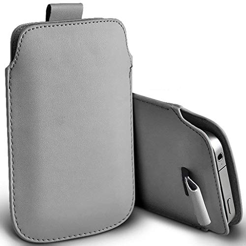 ONX3 - Funda de piel sintética para Huawei Y3 (2018), color gris