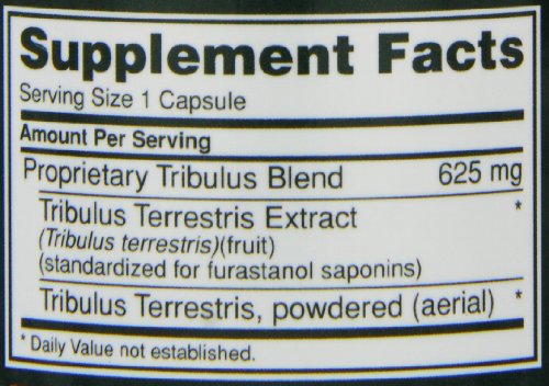 Optimum Nutrition Tribulus Cápsulas, 625 mg, 100 unidades