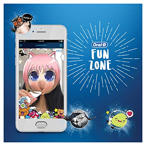 Oral-B Junior Smart - Cepillo Eléctrico Recargable con Tecnología de Braun, 1 Mango, 1 Cabezal, Apto para Niños Mayores de 6 Años