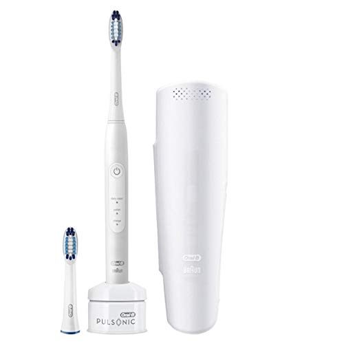 Oral-B Pulsonic 2200 Adulto Cepillo dental sónico Blanco - Cepillo de dientes eléctrico (Batería, Batería integrada, 240 h, 1 pieza(s), 2 pieza(s))