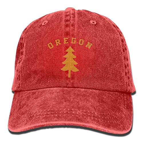 Oregon Douglas Pine Tree Cotton Adjustable Cowboy Cap Trucker Cap For Man and Woman