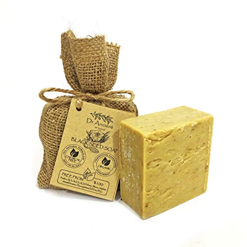 Orgánico natural vegano tradicional hecho a mano antiguo semilla negra barra de jabón - Eficaz para el acné y eczema - Ningunos productos químicos, jabones puros naturales!