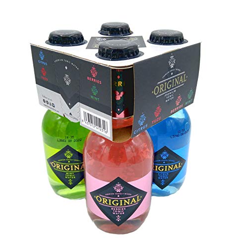 ORIGINAL Mixed Premium Tonic Water 20cl - 6 x Pack de 4 unidades (24u)