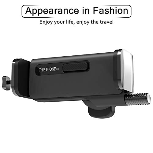 ORYCOOL Soporte Móvil para Coche, Soporte Teléfono Coche para Rejillas del, Porta Universal para Teléfono con Clip de ventilación, Compatible con iPhone, Samsung, Huawei (para 4.7''- 6.8 '') (Gris)