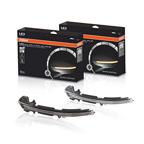 OSRAM LEDDMI 8V0 BK S LEDriving Intermitente dinámico LED para retrovisor - Black Edition, Set de 2