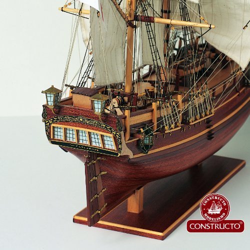 Outletdelocio Constructo 80817. Maqueta de Barco en Madera. Mercante H.M.S. Bounty. Escala 1/50 + Herramientas. 25626/57395