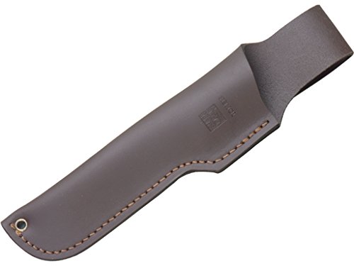 Outletdelocio. Cuchillo de monte Made In Spain. Mango Asta de Ciervo. Hoja acero inoxidable 16cm + Funda piel + funda multiusos. 9577/23054