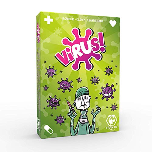 Outletdelocio. Pack Juego de Cartas Virus + Virus 2 + 200 Fundas. Edicion Española. +8 años