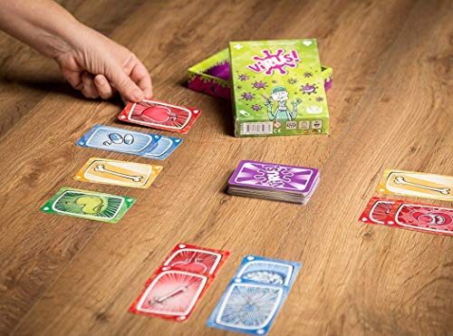 Outletdelocio. Pack Juego de Cartas Virus + Virus 2 + 200 Fundas. Edicion Española. +8 años