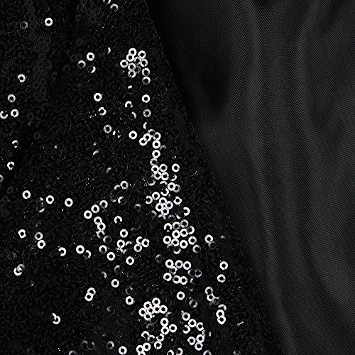 OverDose mujer De Manga Larga con Lentejuelas Irregulares del Partido De La Manera Club Cardigan Tops Cubren La Capa Chaqueta De Mujeres Abrigo