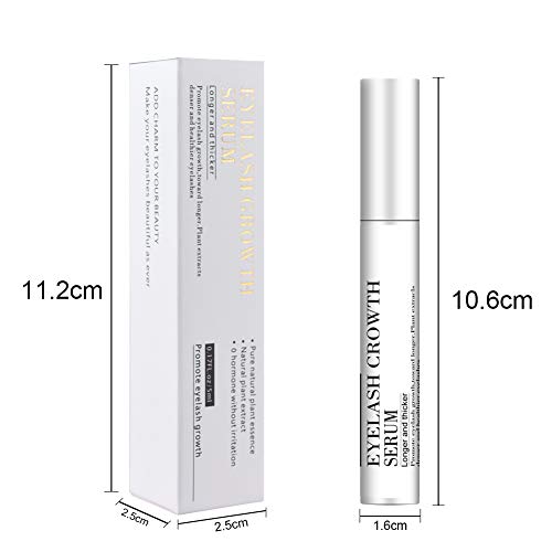 Ownest crecimiento de la pestaña suero, reparar los daños de Rizador de pestañas, natural Enhancer altamente eficaz y de refuerzo para las pestañas más largas y gruesas cejas-5 ml