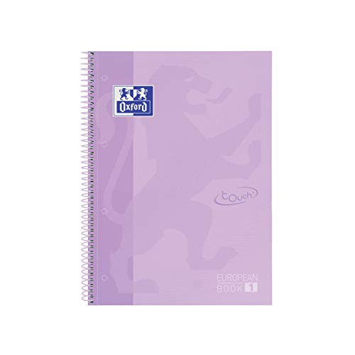 Oxford Cuaderno Microperforado Touch 80 hojas color Malva Pastel