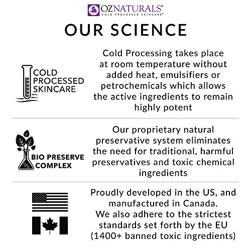 OZNaturals Hidratante de Retinol – La Mejor Crema de Retinol Antienvejecimiento, Antiarrugas, 98% Natural 4 Fl Oz