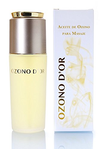 OZONO DOR. Aceite de Masaje Natural Ozonizado (100 ml). Compuestos por aceites de Girasol Ozonizado + Jojoba + Almendras. Cicatrizante, Antiinflamatorio, Oxigenante y Analgésico