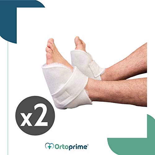 Pack 2 Patucos Antiescaras OrtoPrime - Cojines Antiescaras Pies Codos - Protectores de Cama y Silla de Ruedas - Taloneras Antiescaras Ortopédicas Colchón Antiescaras - Protector Talón 2 Unidades