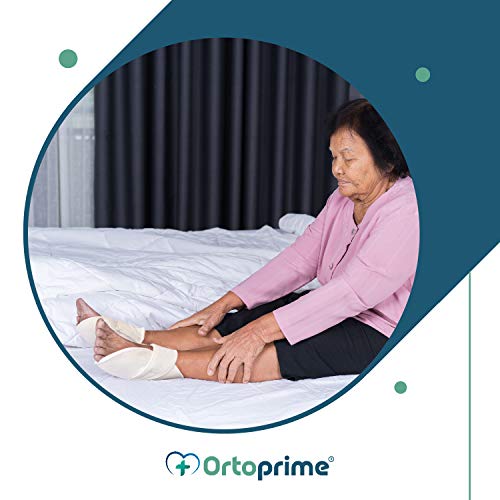 Pack 2 Patucos Antiescaras OrtoPrime - Cojines Antiescaras Pies Codos - Protectores de Cama y Silla de Ruedas - Taloneras Antiescaras Ortopédicas Colchón Antiescaras - Protector Talón 2 Unidades