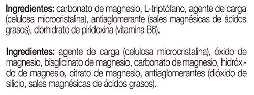 Pack RELAJACIÓN MUSCULAR - MAGNESIO TOTAL 5 - Disminuye el cansancio y la fatiga + Triptófano con magnesio + VIT B6 Reduce la ansiedad, el cansancio y regula el reloj interno.