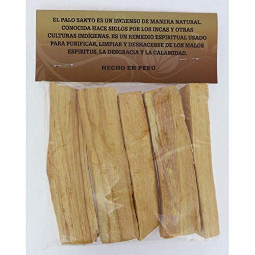 Palo Santo Incienso Natural Grande de Peru Varillas para Quemar Ambientador, Spirit, Native Rituals