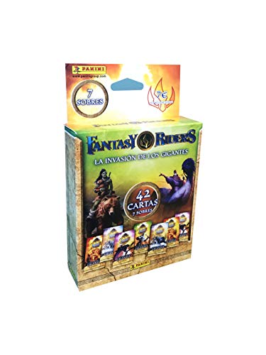 Panini-Blíster 7 Sobres Trading Cards Fantasy Riders 2. La invasión de los Gigantes (003818KBE7)