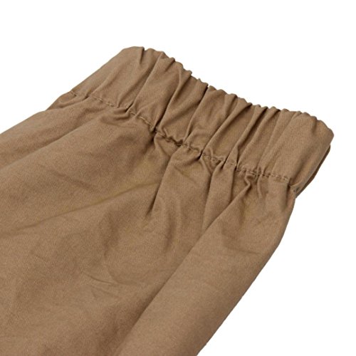 Pantalones de Chándal de Hombres Pantalones de Deporte Pantalones Jogger Casuales para Hombre (Caqui, L)