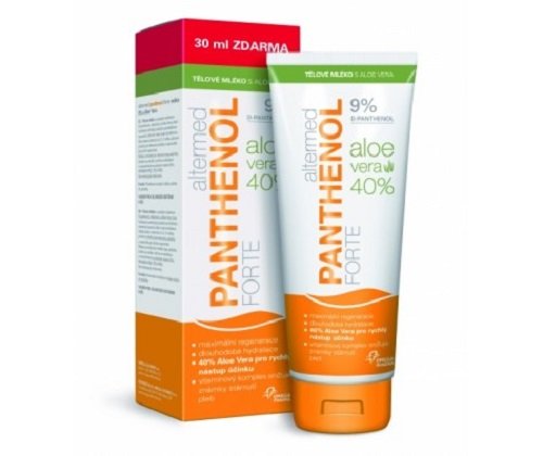 Panthenol Forte 9% leche corporal 230 ml + aloe, ALTERMED